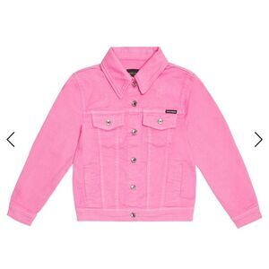 D & G Kids Pink Denim Jacket size 8 brand new with tags